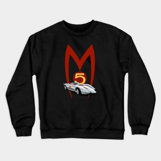 MACH 5 Crewneck Sweatshirt by balungan88